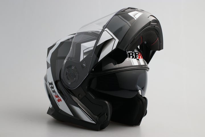 RAPHA Helmet- Graphic Black, White Shiny