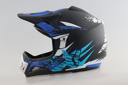 RACER Junior Helmet-Blue & Black