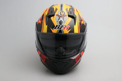 CANYON Helmet Wolf Black Orange Shiny